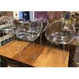 SET OF FOUR PEDERALI DESIGNER CHAIRS