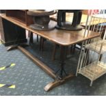 OAK REFECTORY TABLE