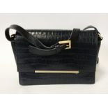 REISS LEATHER CROSS BODY BAG