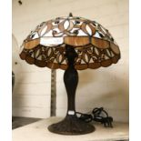 LARGE TIFFANY STYLE TABLE LAMP