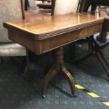 MAHOGANY TEA TABLE