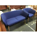 TWO SEATER SOFA & ARMCHAIR