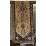 SOUTH WEST PERSIAN ABRADEH RUNNER 310CM X 95CM