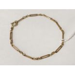 9CT GOLD BRACELET - 2.7 GRAMS