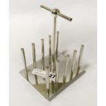 SILVER PLATED DRESSER STYLE TOAST RACK