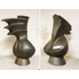 BRONZE ABSTRACT SCULPTURE - 43CMS