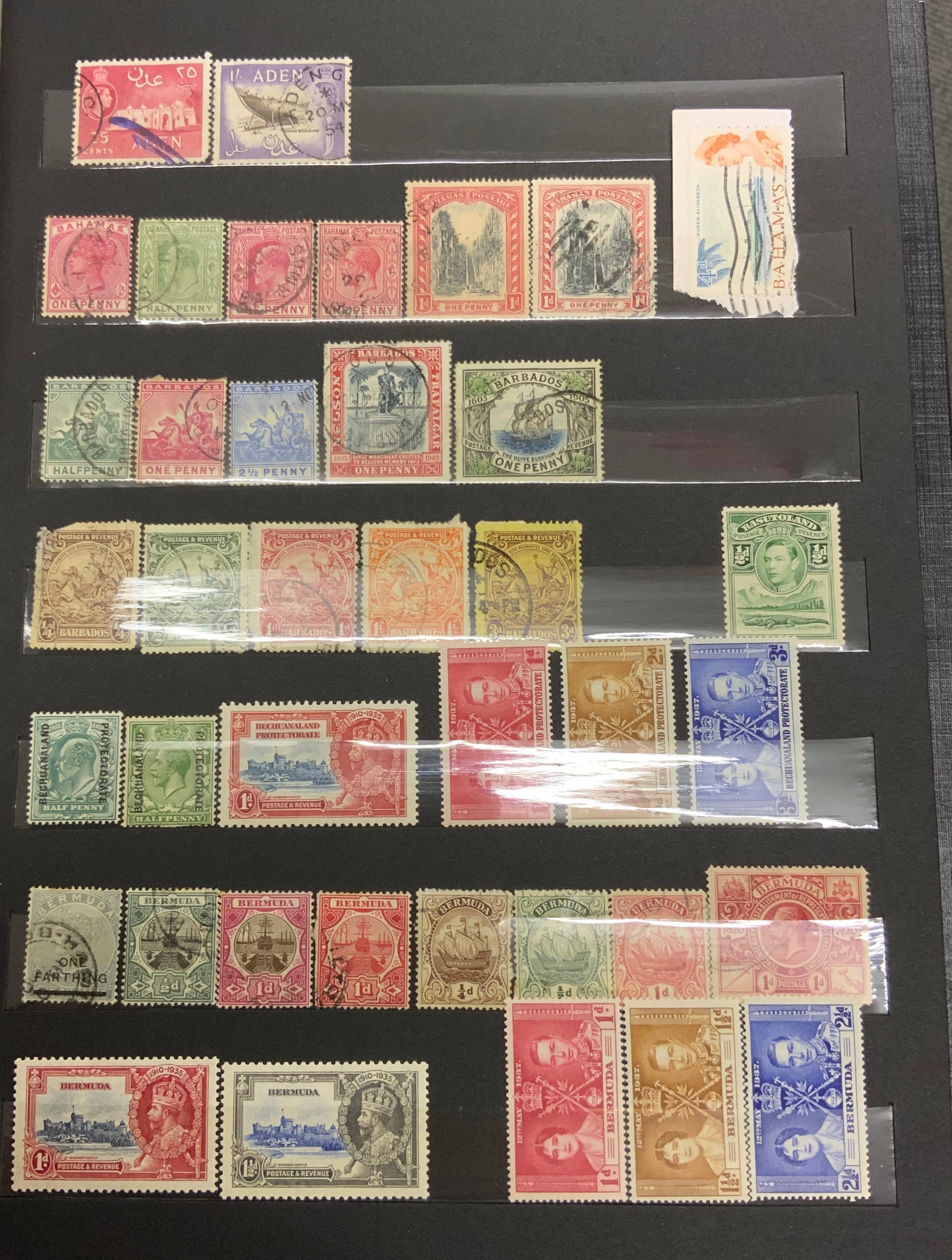STOCKBOOK WITH STAMPS FROM VARIOUS COUNTRIES (COMMONWEALTH) - Image 2 of 2