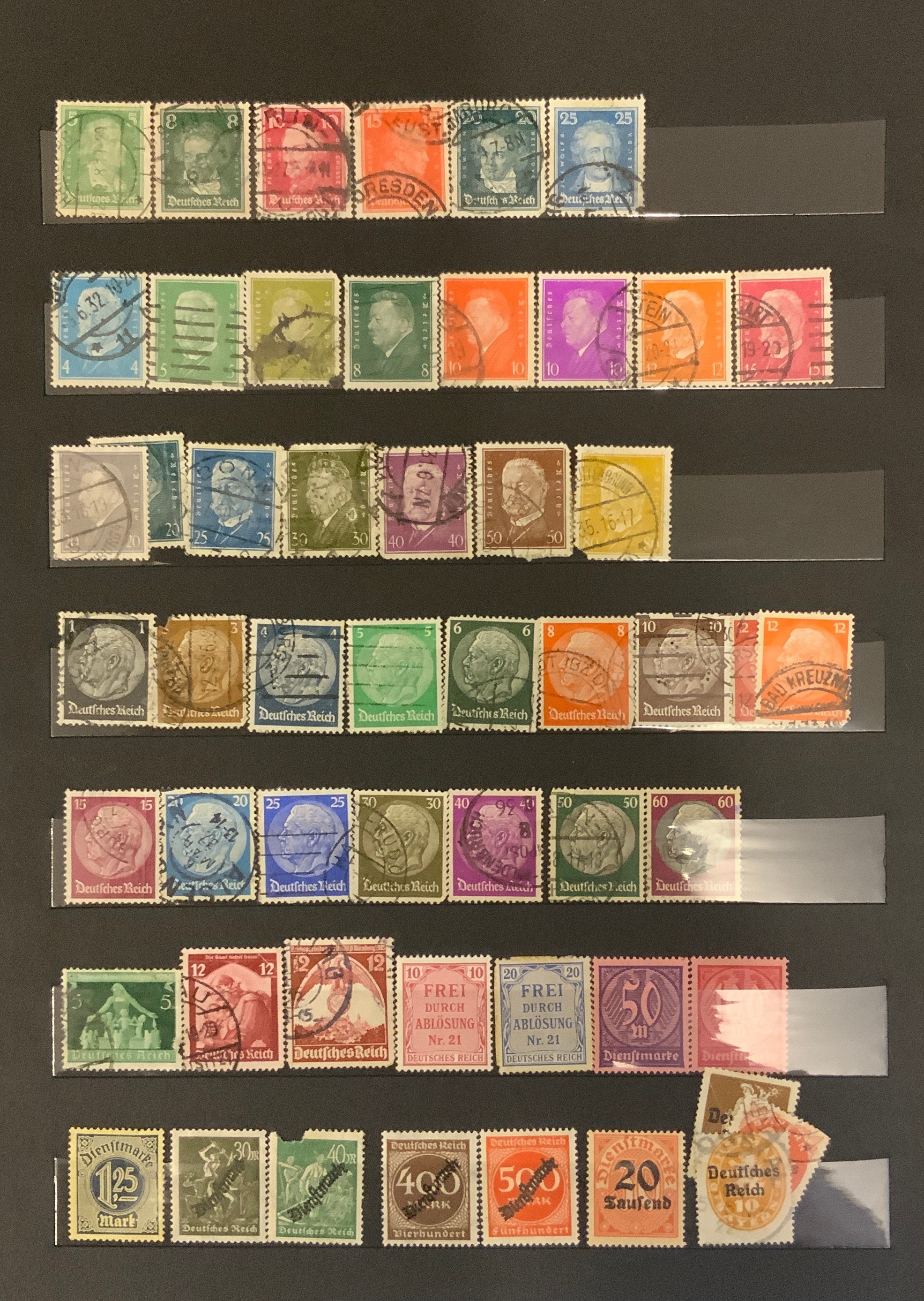 STOCKBOOK WITH STAMPS FROM VARIOUS COUNTRIES INCLUDING GERMANY, ITALY - Image 4 of 17