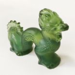 LALIQUE DRAGON BOXED - 10CM X 7.5CM