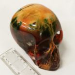 ORANGE COLOUR SKULL - 10CM