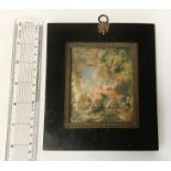 19THC HAND PAINTED MINIATURE SIGNED WATTOU