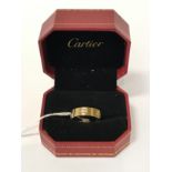MENS 18CT RING - SIZE P
