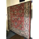 NORTH WEST PERSIAN TABRIZ CARPET 355CM X 240CM