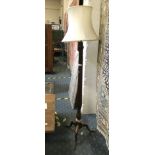 MAHOGANY STANDARD LAMP