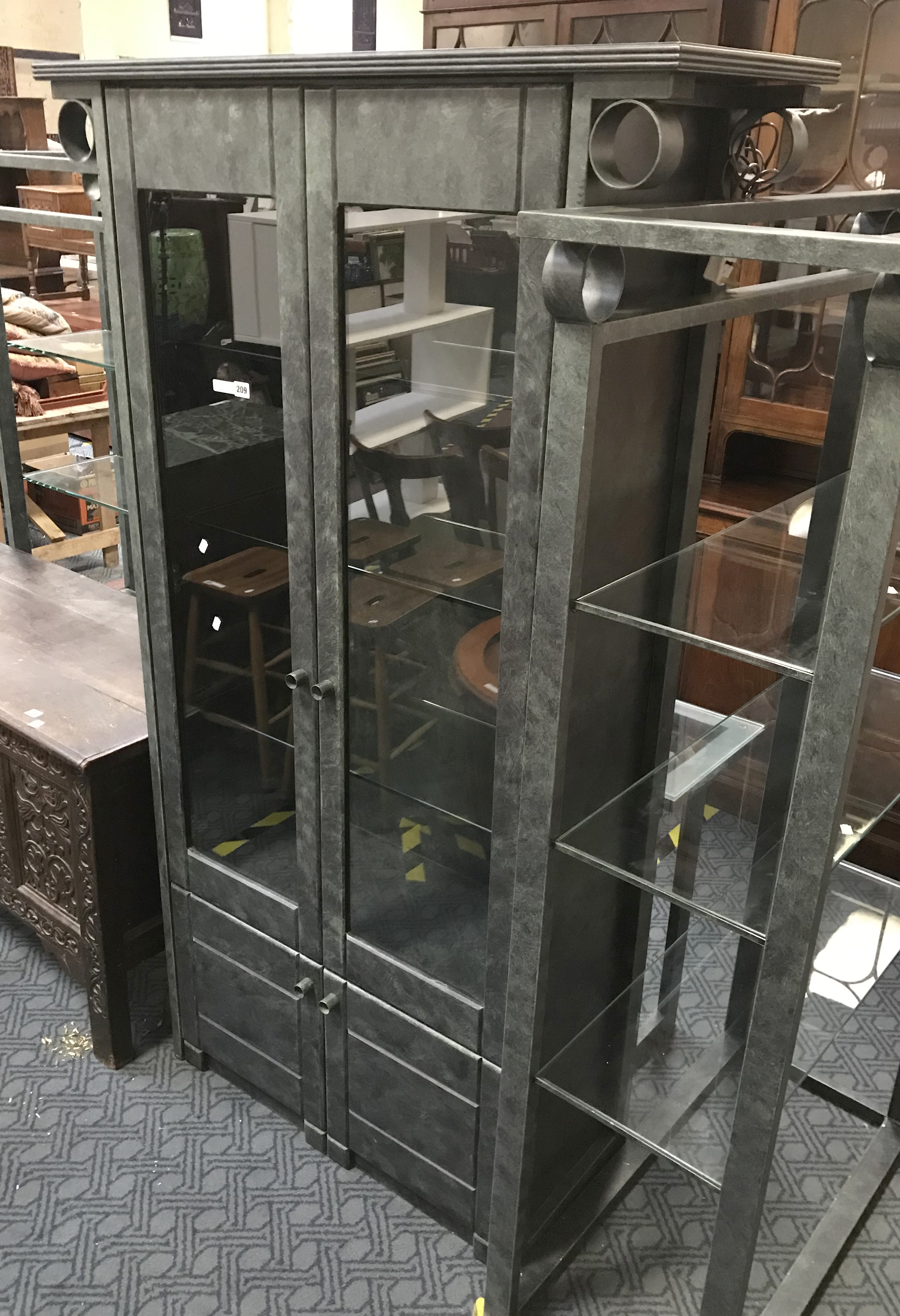 METAL DISPLAY CABINET