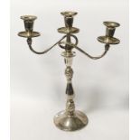 TALL STERLING SILVER CANDELABRA - 40CM