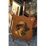 EASEL PICTURE OF A BOY - SIGNED M.STUBBS