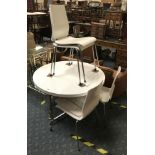 ROUND KITCHEN TABLE & 4 CHAIRS BY IKEA - GILBERT