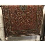 CENTRAL PERSIAN SAROUK RUG 218CM X 133CM