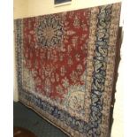 CENTRAL PERSIAN KIRMAN CARPET 395CM X 293CM