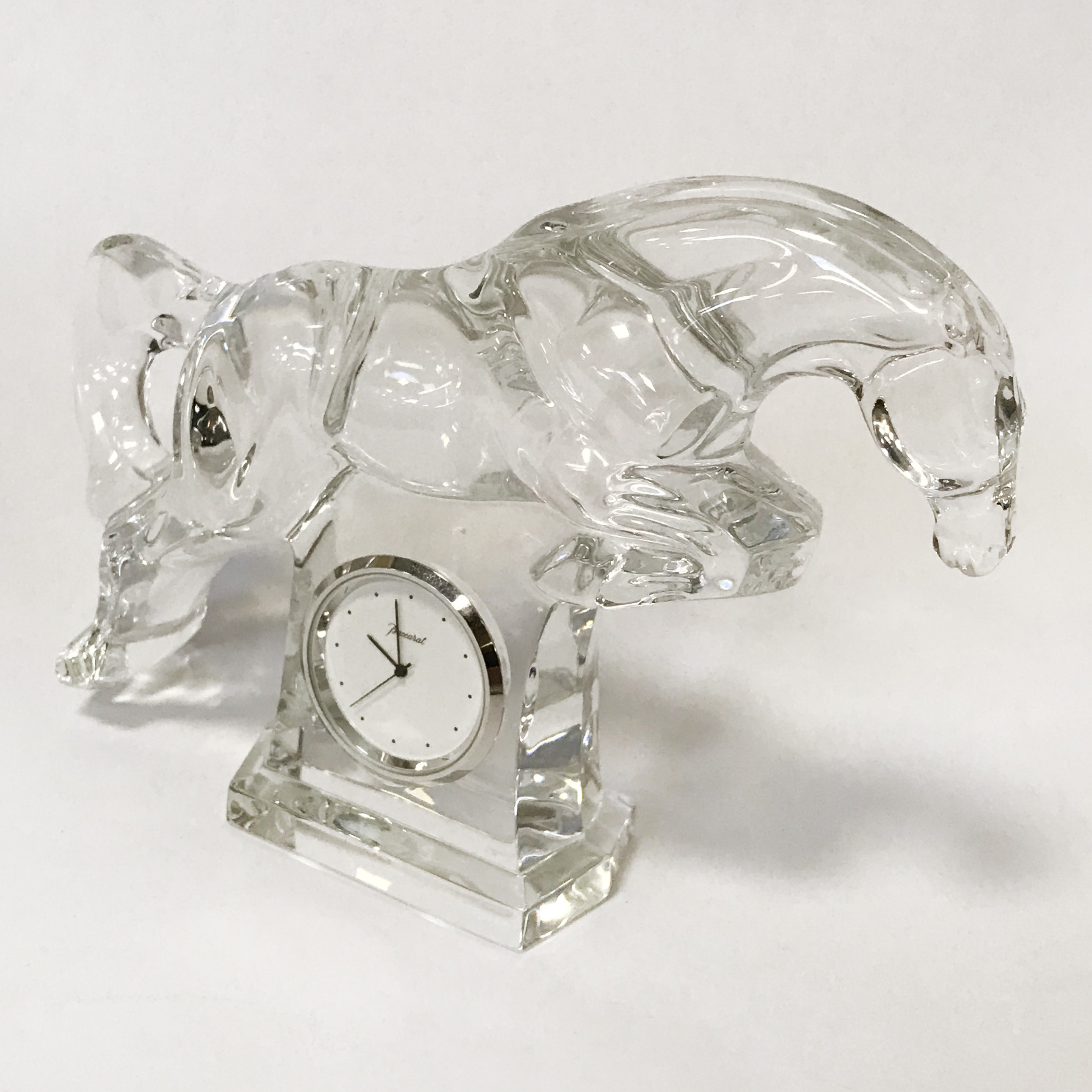 BACCARAT HORSE CLOCK - Image 2 of 4