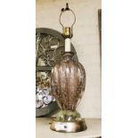 MURANO GLASS LAMP - 65CMS (H)