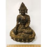 BRONZE BUDDHIST FIGURE - 14CMS