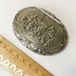 HM SILVER PILL BOX - 8CMS