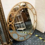 ROUND GOLD SECTION MIRROR