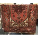 NORTH WEST PERSIAN KASHAN AFSHAR RUG 205CM X 130CM