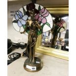 ART NOUVEAU STYLE TABLE LAMP - 40CMS