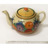 CLARICE CLIFF TEAPOT -''BIZARRE'' FINE CONDITION