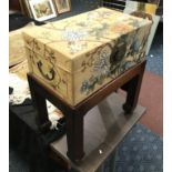 CHINESE TRUNK ON STAND - 46 CMS (H)