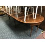 FRENCH DINING TABLE WITH 3 LEAFS