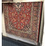 CENTRAL PERSIAN KASHAN RUG 230CM X 135CM