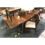 MCINTOSH TEAK TABLE & 4 CHAIRS NO 9883