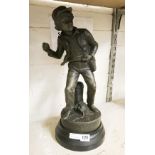 METAL FIGURE OF BOY - 45 CMS (H)