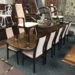 ROSEWOOD DINING TABLE & 12 CHAIRS - GUDME MOBELFABRIK MADE IN DENMARK