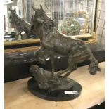 LARGE BRONZE HORSE - 45 CMS