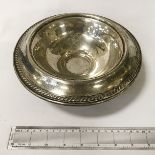 LARGE STERLING SILVER BOWL - 22 CMS - 12 OZS