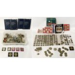 SELECTION OF VARIOUS COINS INCL. SILVER CONTENT