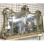 ORNATE GILT FRAMED MIRROR APPROX 1M X 1.5M