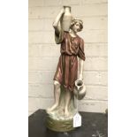 ROYAL DUX FIGURE - WATER CARRIER - 48CM HEIGHT