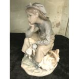 LLADRO GIRL WITH DOLL - 23CM HEIGHT