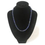 14K GILT SILVER LAPIS LAZULI NECKLACE