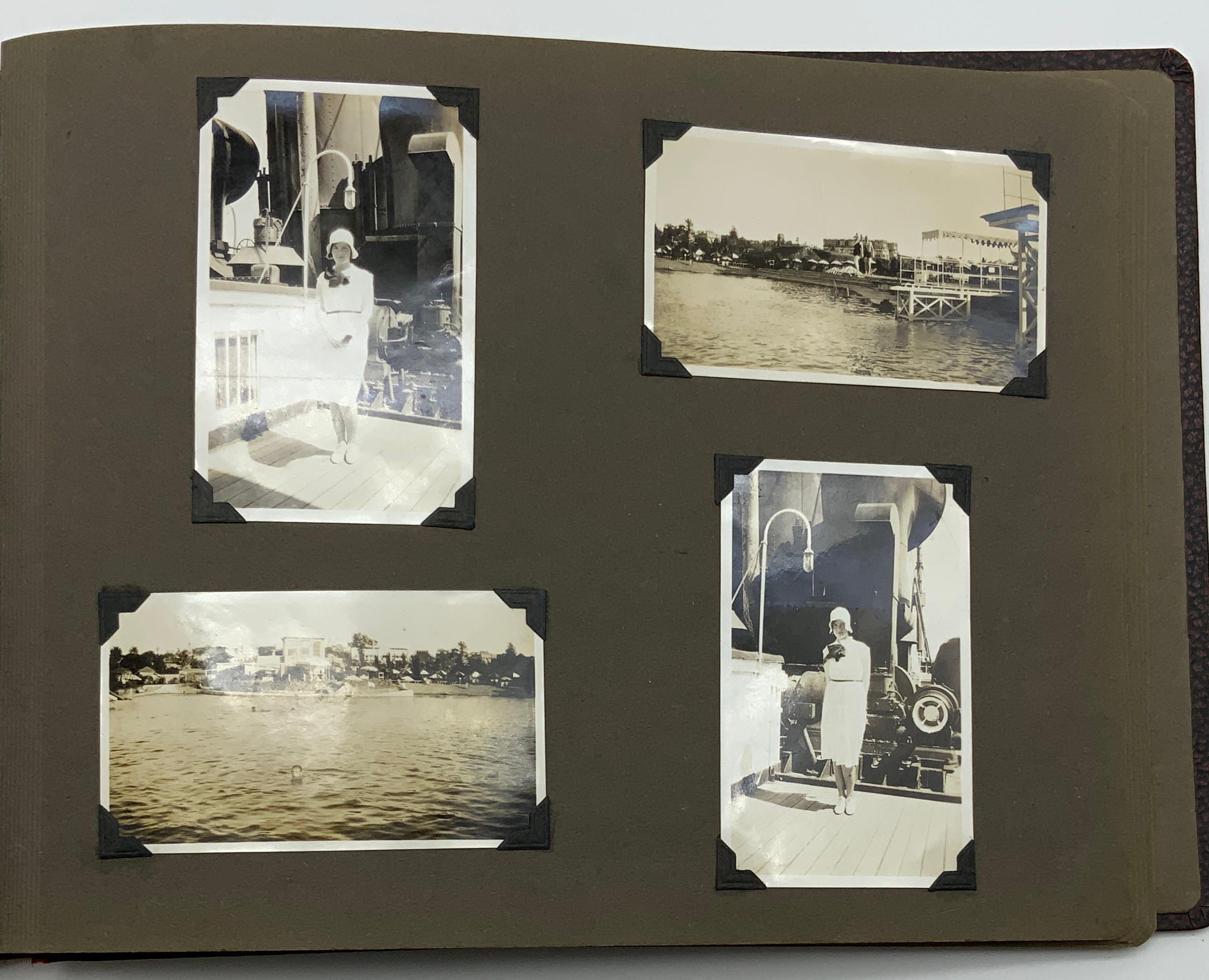 VINTAGE PHOTO ALBUM WITH PHOTOGRAPHS (NAVY) - Image 12 of 13