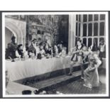 PRESS PHOTOGRAPH OF PRIVATE LIFE OF A HENRY VIII FOR NATIONAL FILM ARCHIVE LONDON