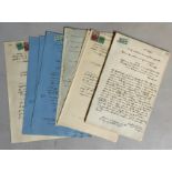 SELECTION OF VARIOUS COURT DOCUMENTS WITH REVENUE STAMPS