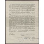 1946 ORIGINAL LETTER MIDDLE EAST PW CAMP 380 GERMAN ANTI-FASCIST SUPPLIED WITH HISTORICAL DETAILS