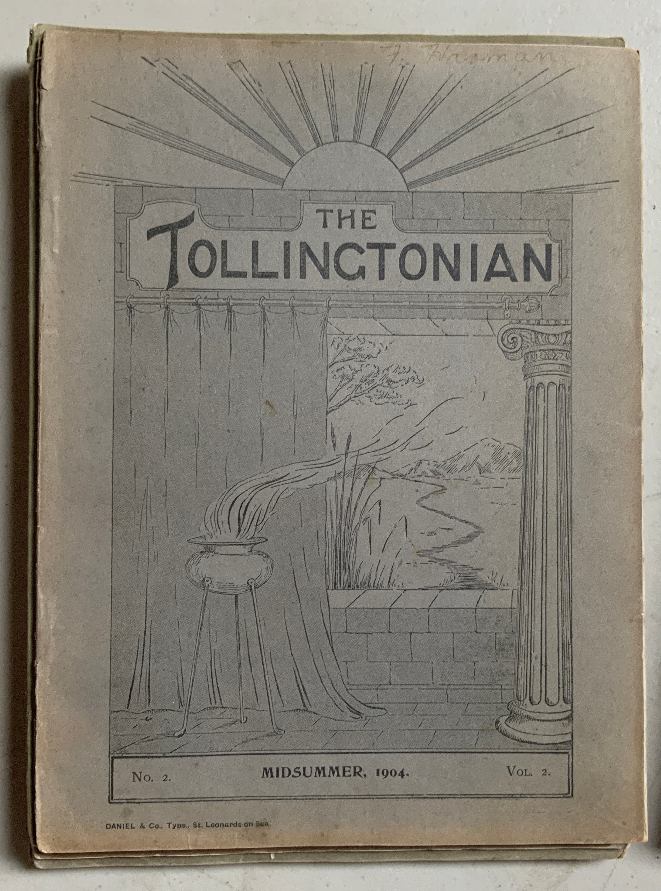 SELECTION OF THE TOLLINGTONIAN JOURNAL 1903 - 1906 - Image 3 of 7